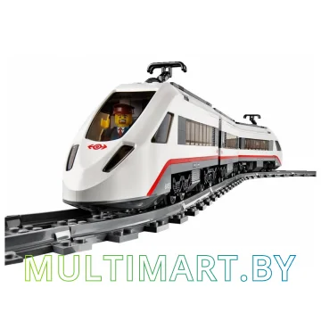 Конструктор Lepin 02010 Скоростной пассажирский поезд (610 деталей) картинка 7